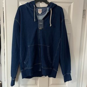 NWT - Lightweight French Terry Full Zip Hoodie